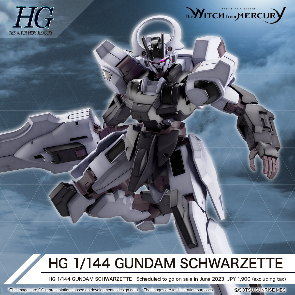 HG 1/144 Schwarzette Gundam