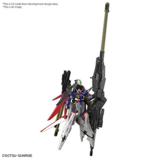 HG 1/144 Destiny Gundam + Zeus Silhouette
