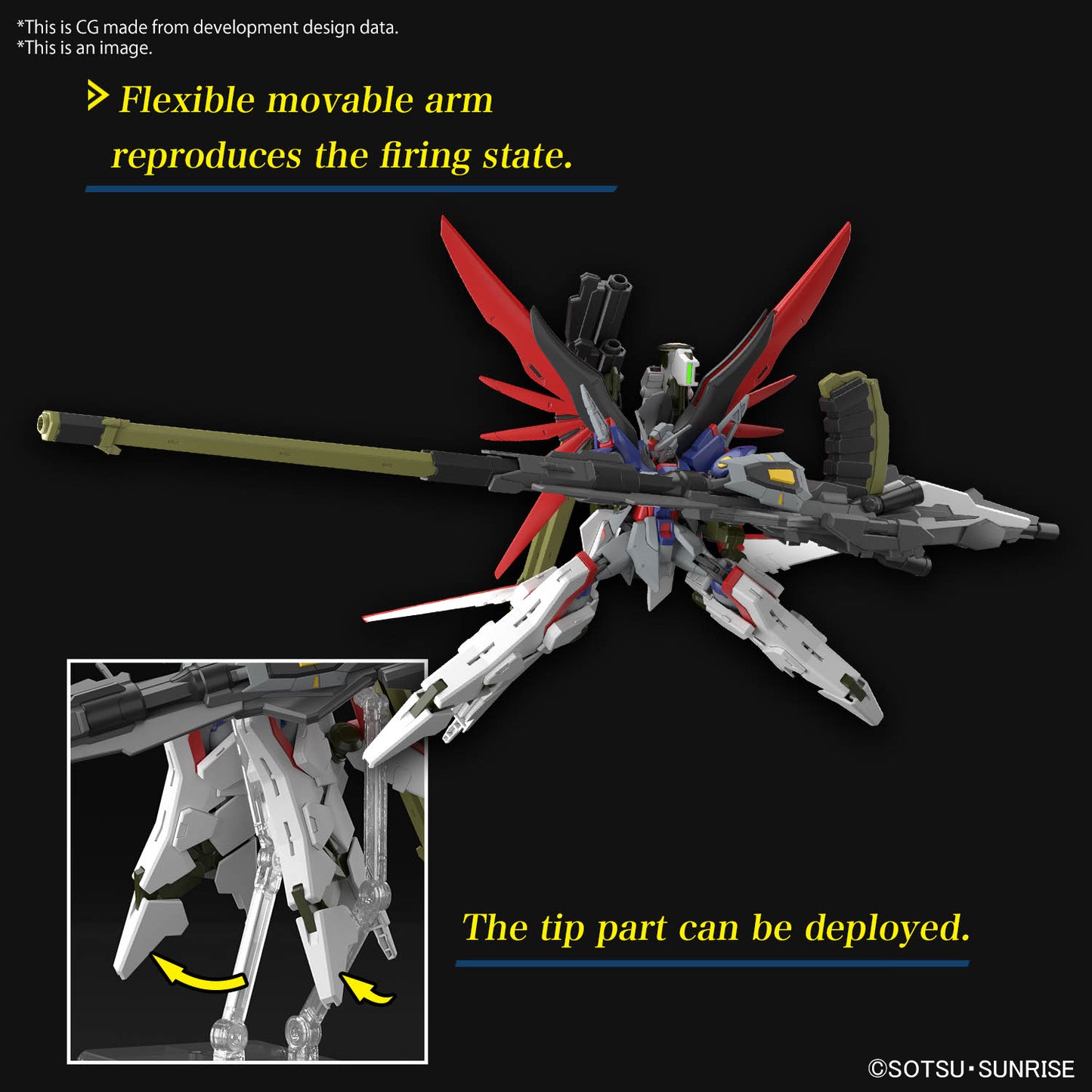 HG 1/144 Destiny Gundam + Zeus Silhouette