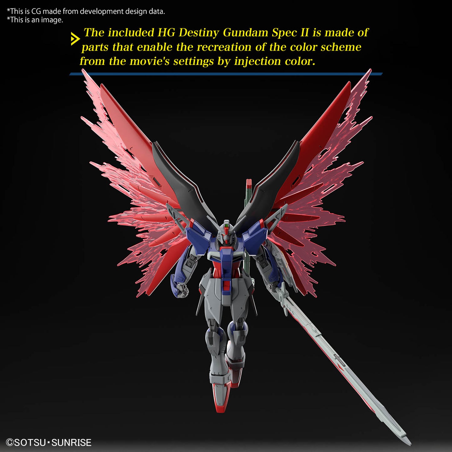 HG 1/144 Destiny Gundam + Zeus Silhouette