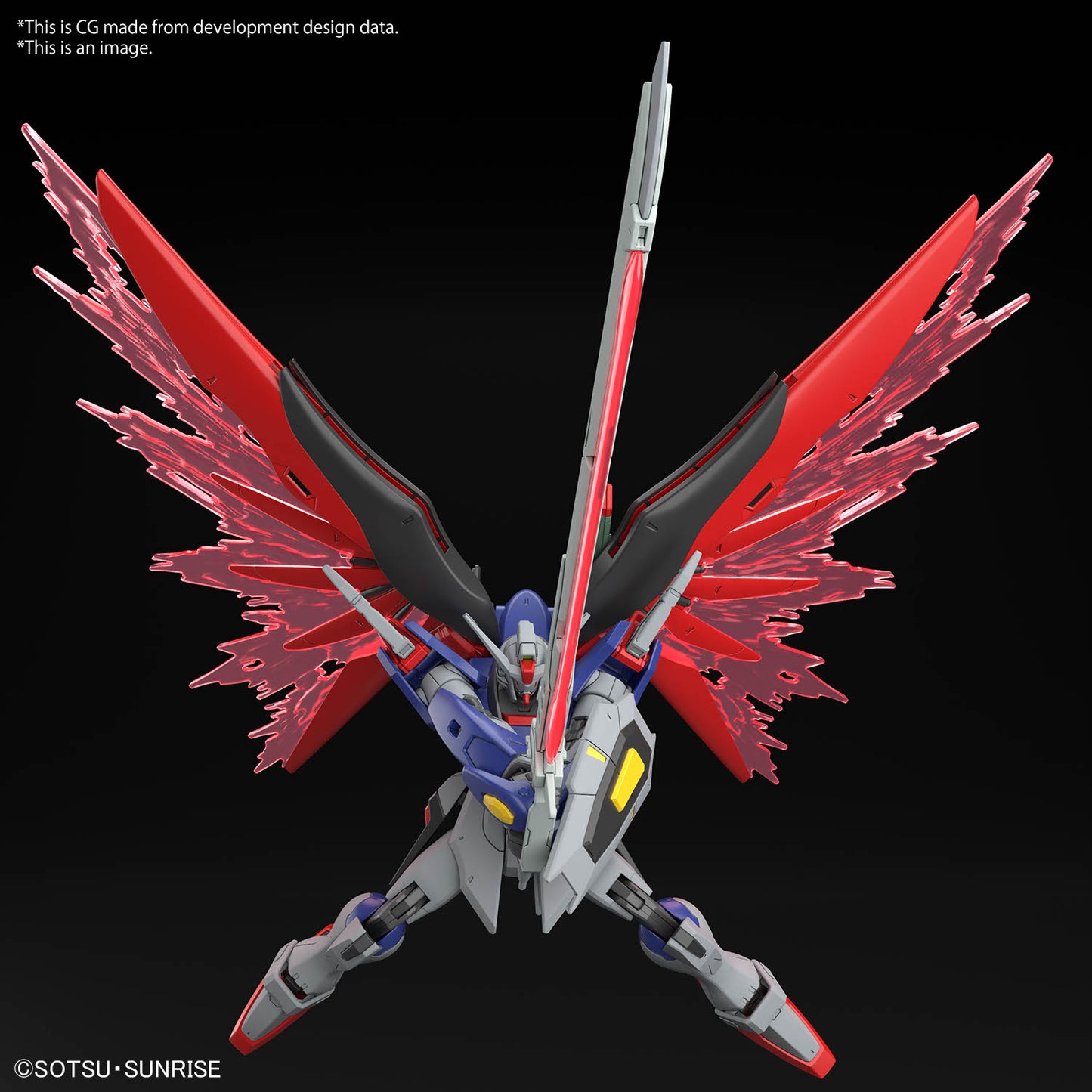 HG 1/144 Destiny Gundam + Zeus Silhouette
