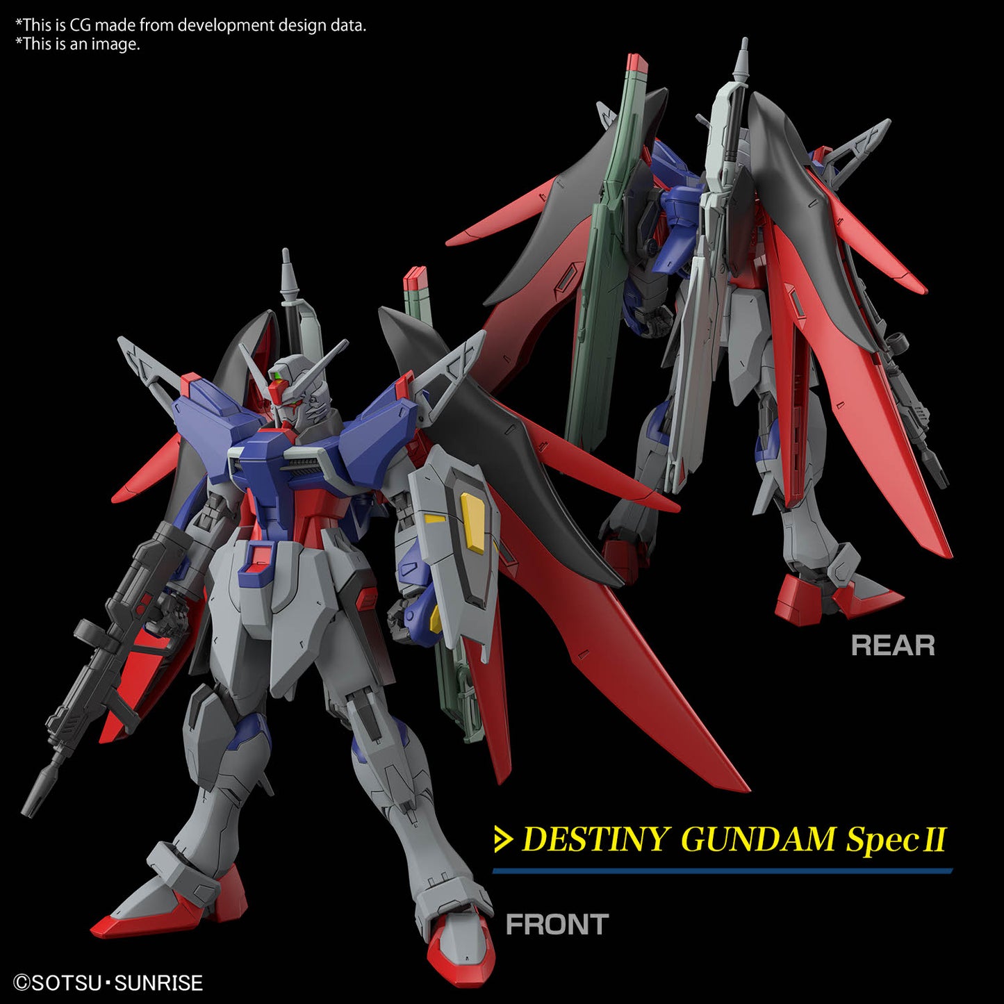 HG 1/144 Destiny Gundam + Zeus Silhouette