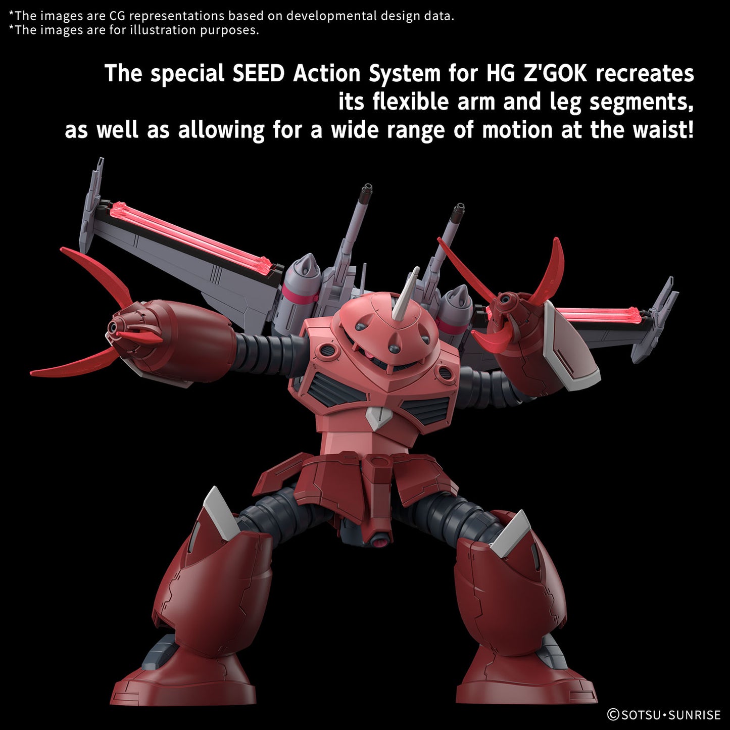 HG 1/144 Z'Gok (Gundam Seed Freedom Ver.)