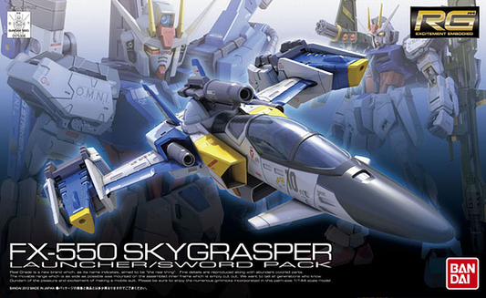 RG 1/144 FX-550 Skygrasper (Launcher/Sword Pack)