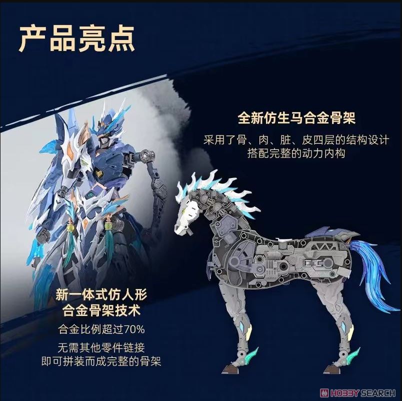 MNP-XH05 Zhao Yun & White Dragon Horse