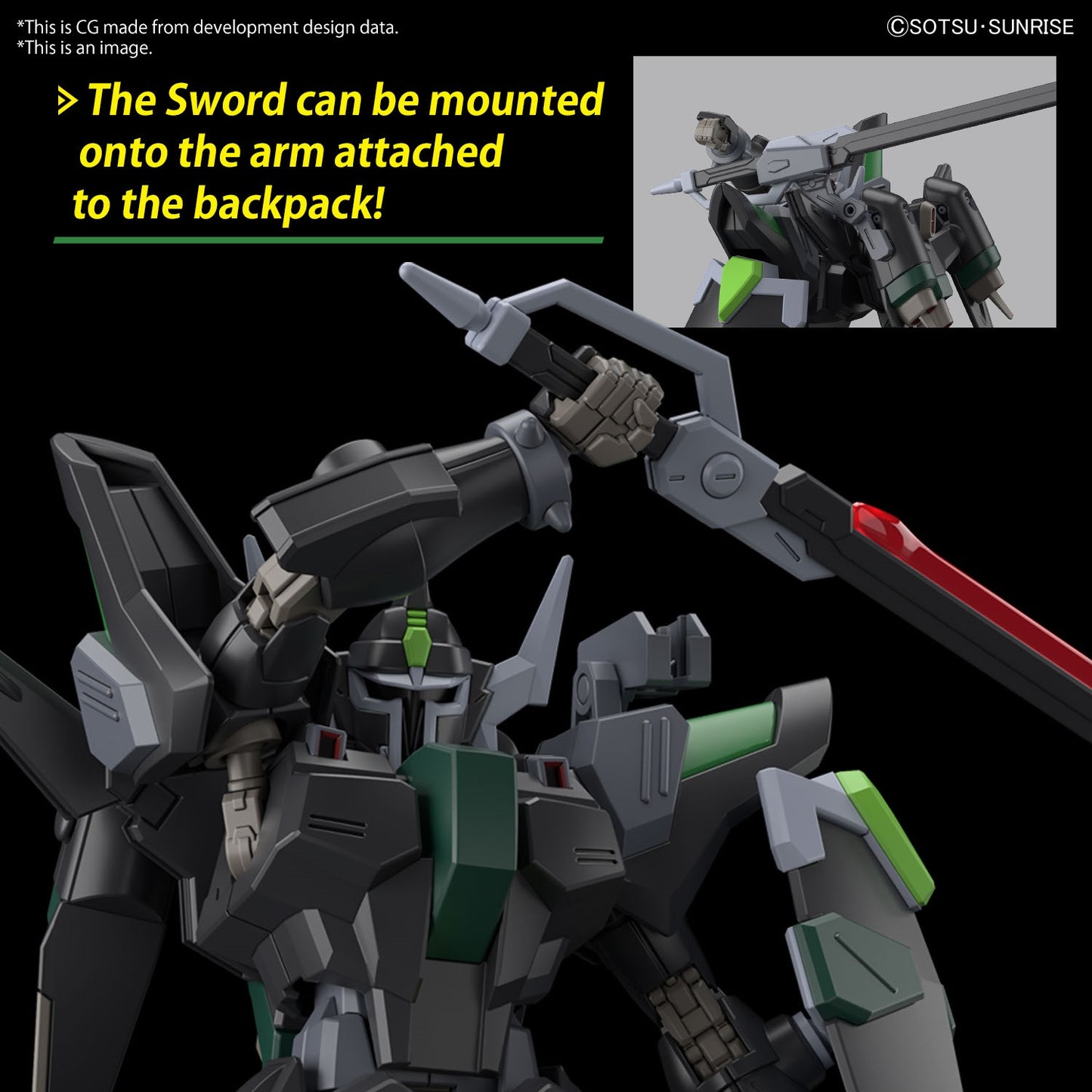 HG 1/144 Black Knight Squad Rud-ro.A